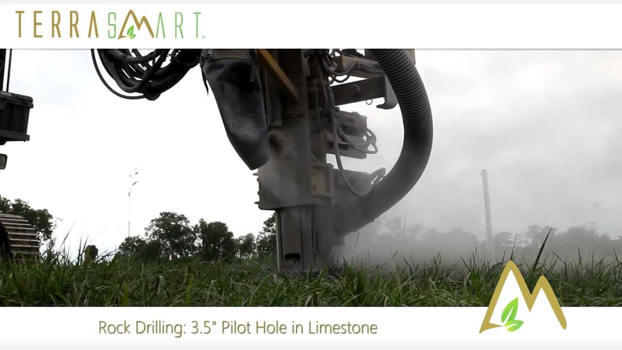 TerraSmart: Rock Drill Into Limestone