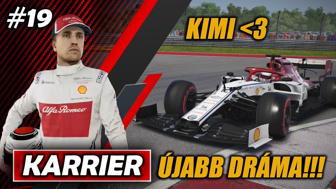 KIMI4PRESIDENT!!! F1 2019 KARRIER #19 USA NAGYDÍJ