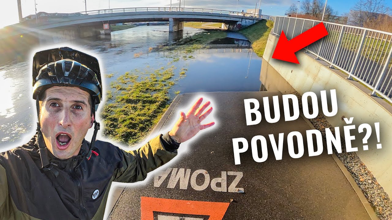 HLADINA VODY NA 3. STUPNI A PRŮJEZD OLOMOUCÍ KOLEM ŘEKY!