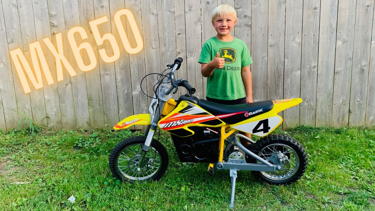 Razor MX650 Electric Dirt Bike- Unboxing & First Rides!!