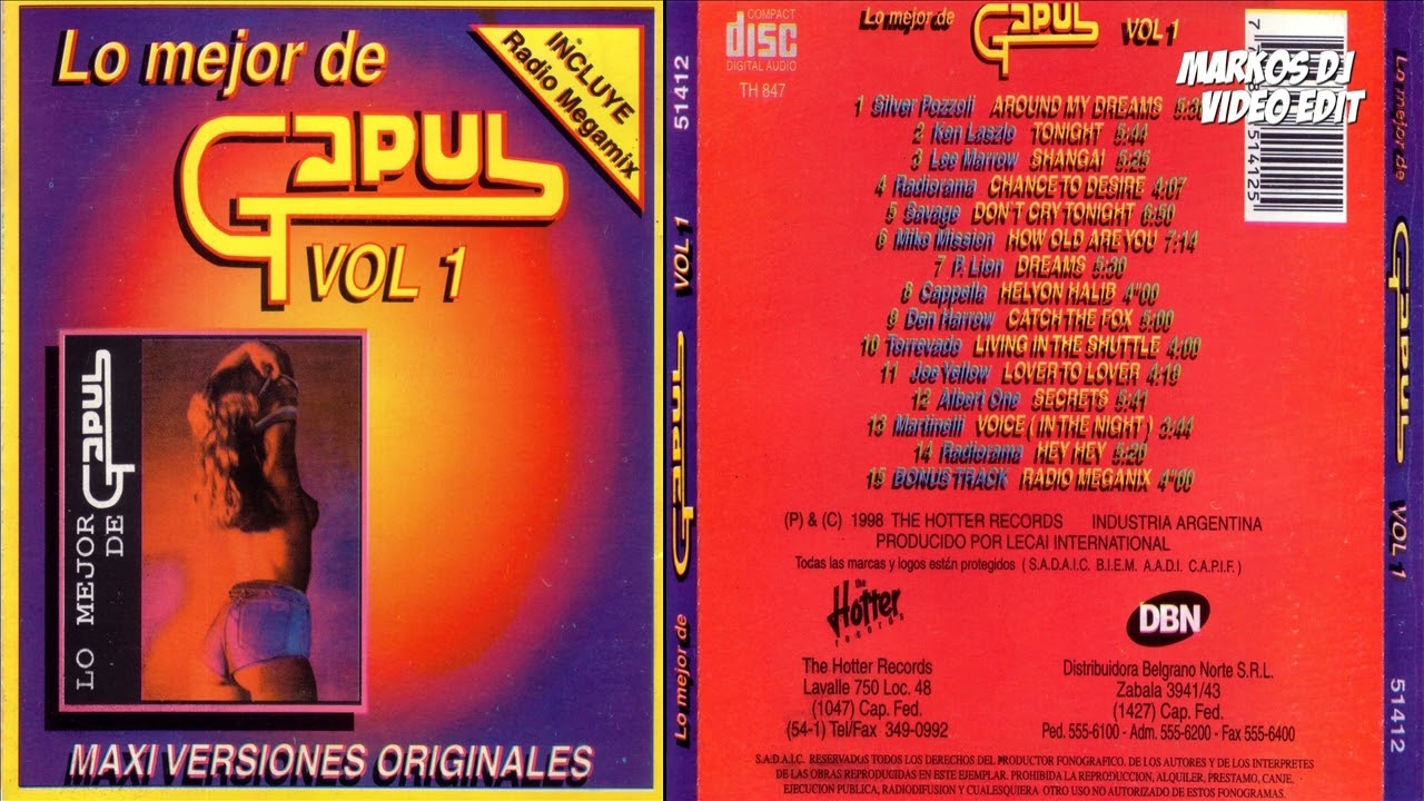 VA / Lo Mejor De Gapul Vol 1, 1998 / MDJVE