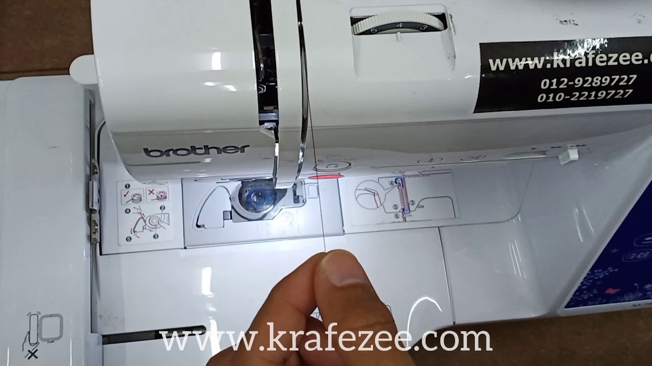 CARA MASUKKAN BENANG MESIN SULAM BERKOMPUTER NV180