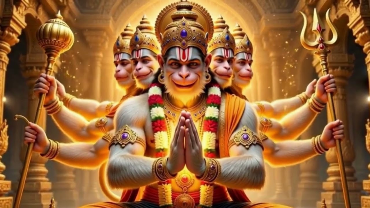 पंचमुखी हनुमान कवच | Panchmukhi Hanuman Kavach Slok with Lyrics|Most Powerful Protection Mantra 2026
