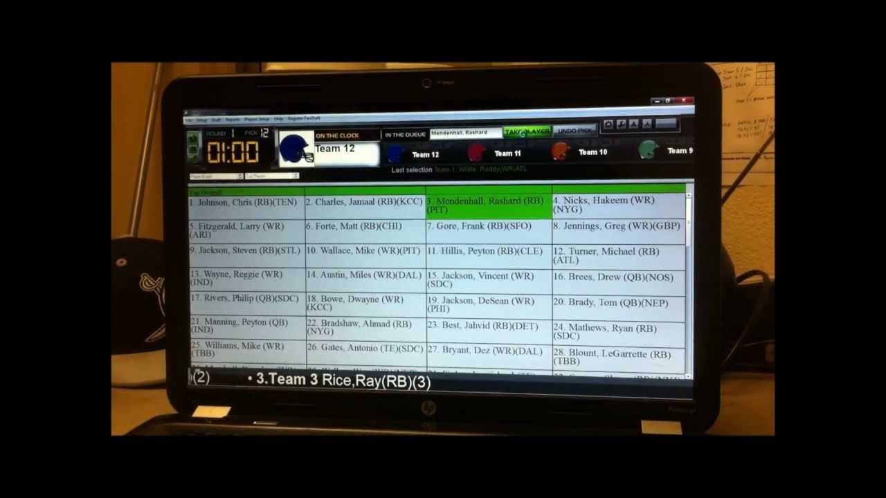 Fantasy draft kit 2011