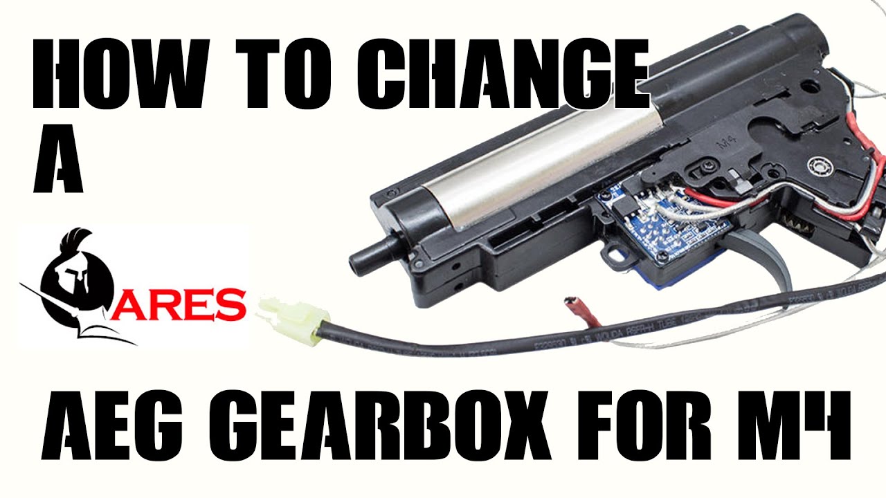 New Ares Amoeba Gearbox Change AEG M4