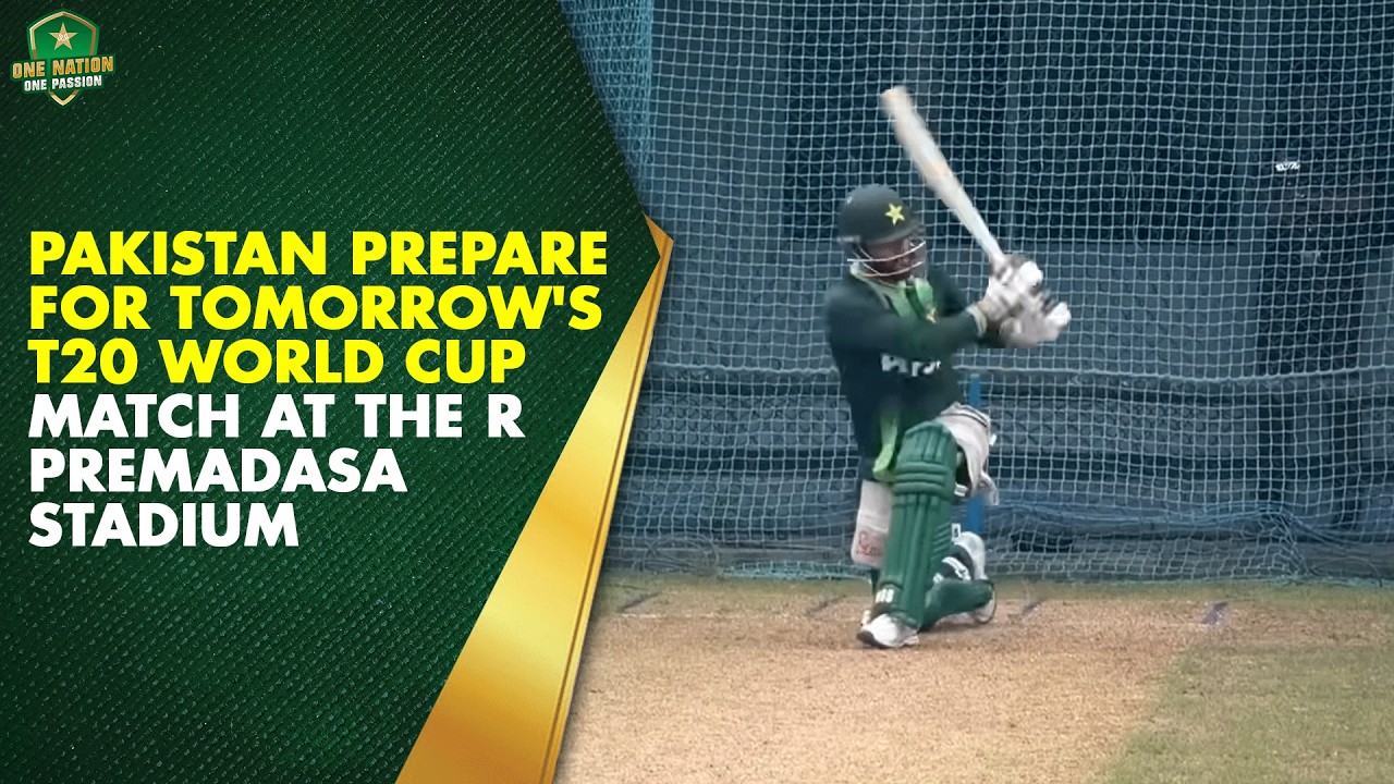 Pakistan prepare for tomorrow's #T20WorldCup match at the R Premadasa Stadium 💪