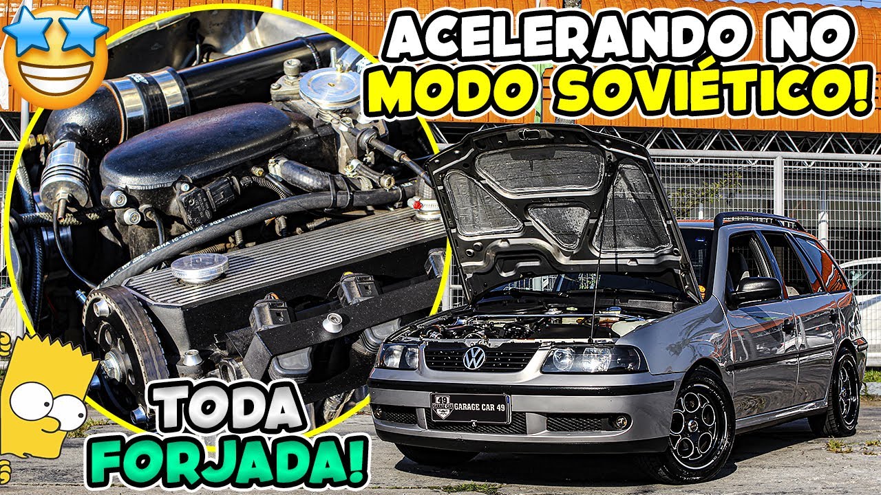 PARATI G3 TURBO DE 220CV ACELERANDO NO ROLE INSANO
