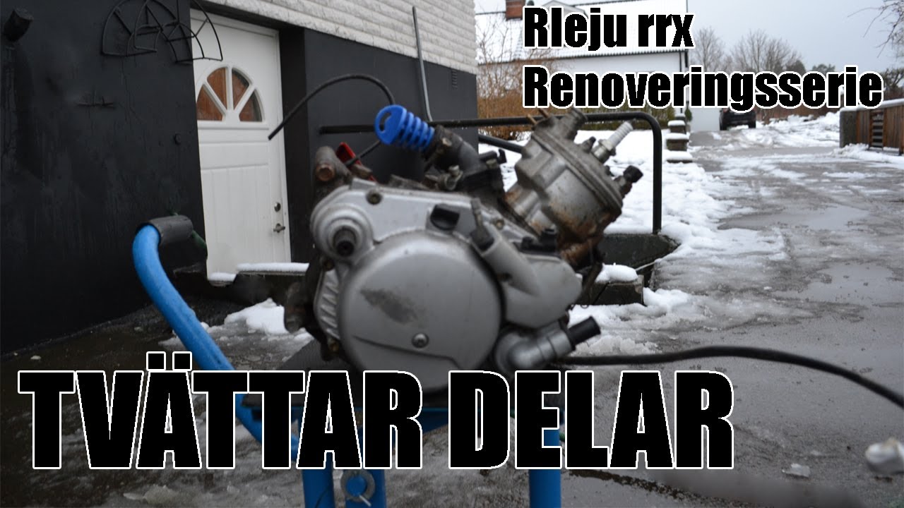 Tvättar delar från rrxen! | Rieju rrx renoveringsserie #2 |
