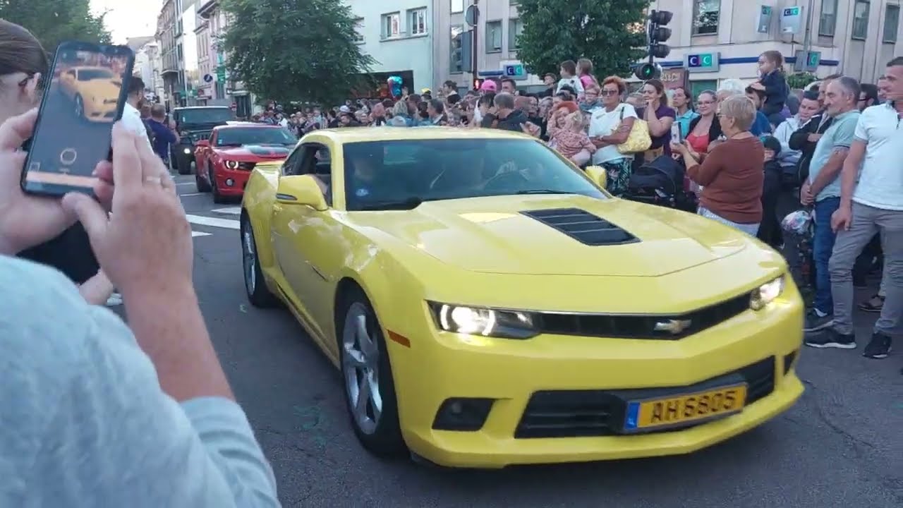 Voitures Americanes de la parade, Le rêve Américain à Épinal, France