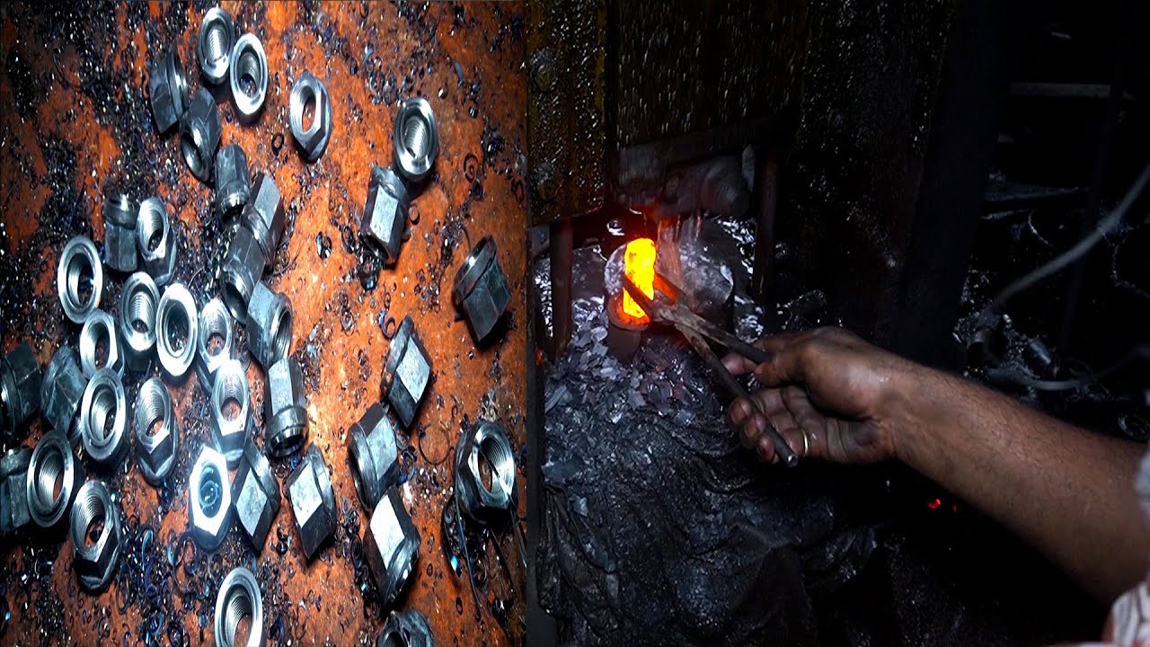 Complete Manufacturing of Hex Nut | Production Process of Hexagon Nut