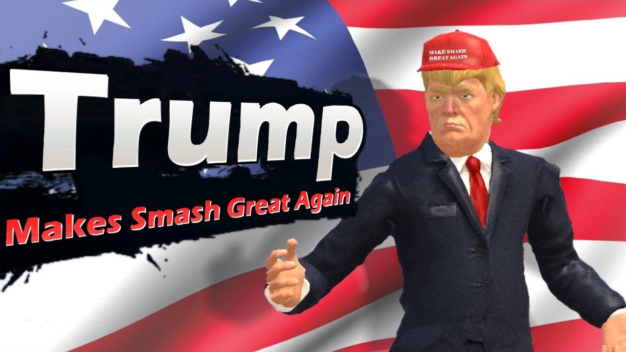 Donald Trump in Super Smash Bros for Wii U (Mod Showcase) (Trumpindorf included)