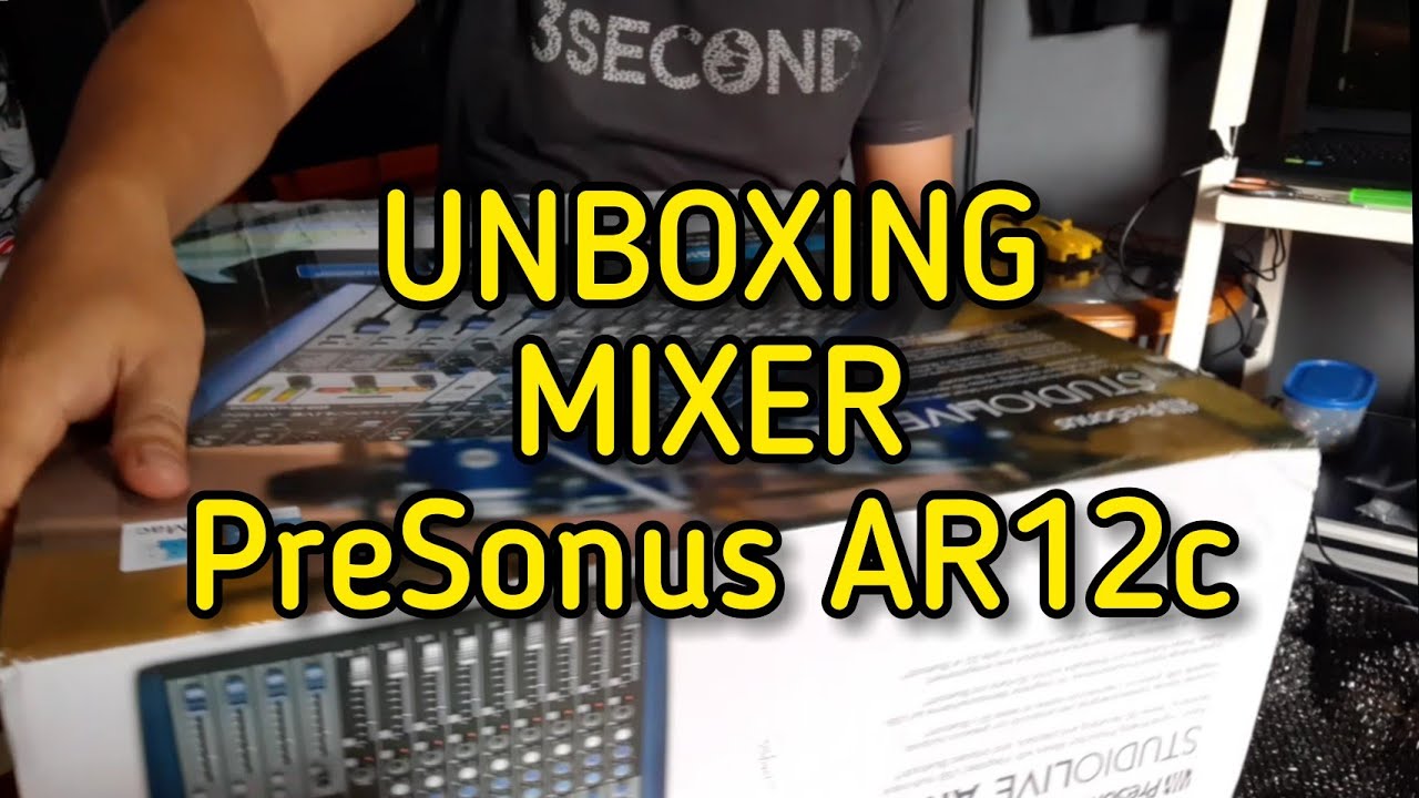 Unboxing mixer hybrid - PreSonus StudioLive AR12c