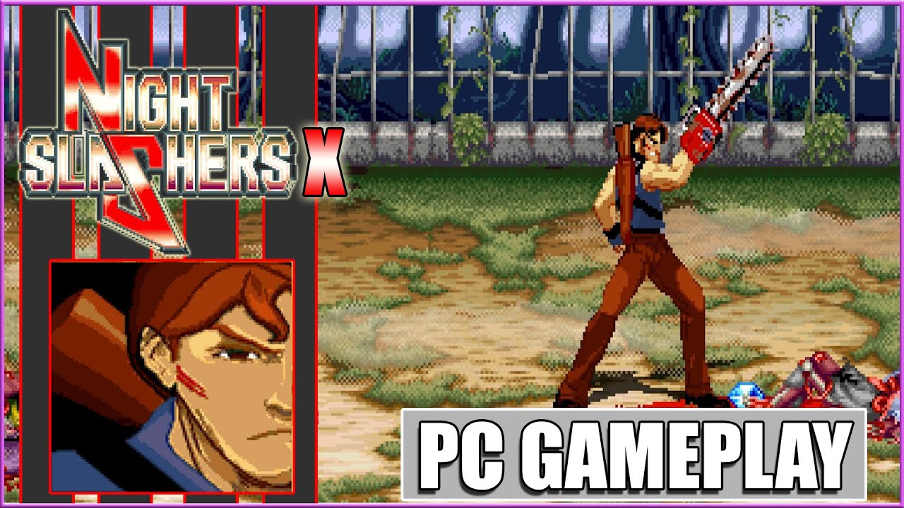 Night Slashers X Featuring Ash Williams (Evil Dead) - PC Gameplay - MUGEN