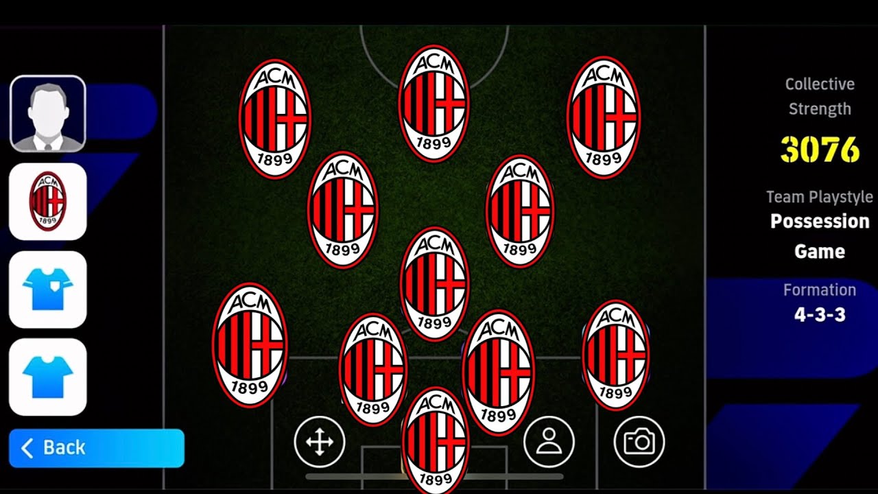 TEAM AC MILAN😘 EFOOTBALL 2026