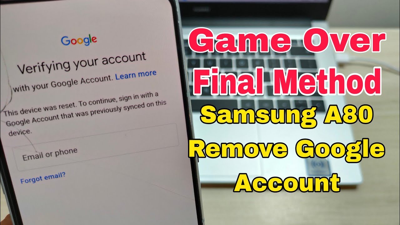 The Easiest Solution Ever! Samsung A80 (SM-A805F), Remove Google Account, Bypass FRP. Lazy Method!