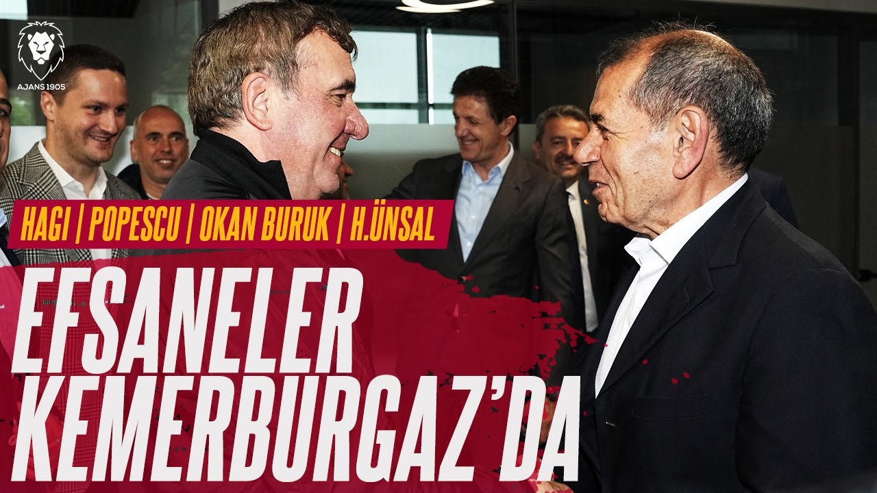 Galatasaray'ın Efsaneleri Kemerburgaz Metin Oktay Tesislerinde! | Özel Görüntüler | Hagi | Popescu