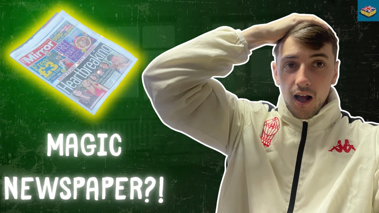 A Magic Newspaper!? (New EnglishSponge Website) Comprehensible Input A2 English
