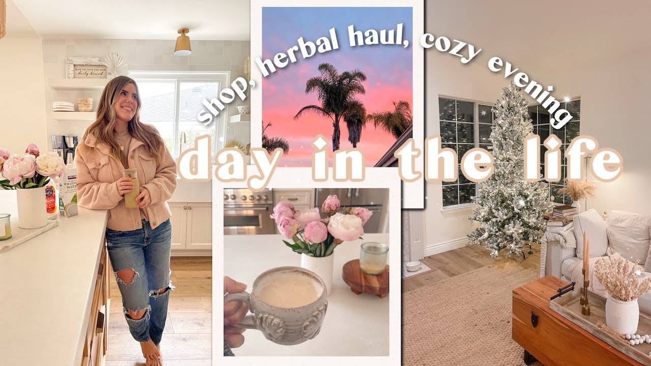 DAY IN THE LIFE | healthy haul, supporting my hormones, home-made marshmallows, cozy evening in!