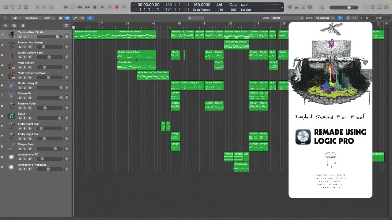 01 - Implicit Demand for Proof - twenty one pilots Instrumental (Logic Pro)