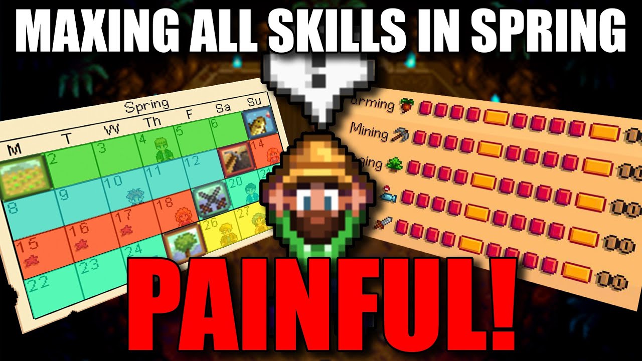 Max Level All Skills in Spring – The ULTIMATE Stardew Grind