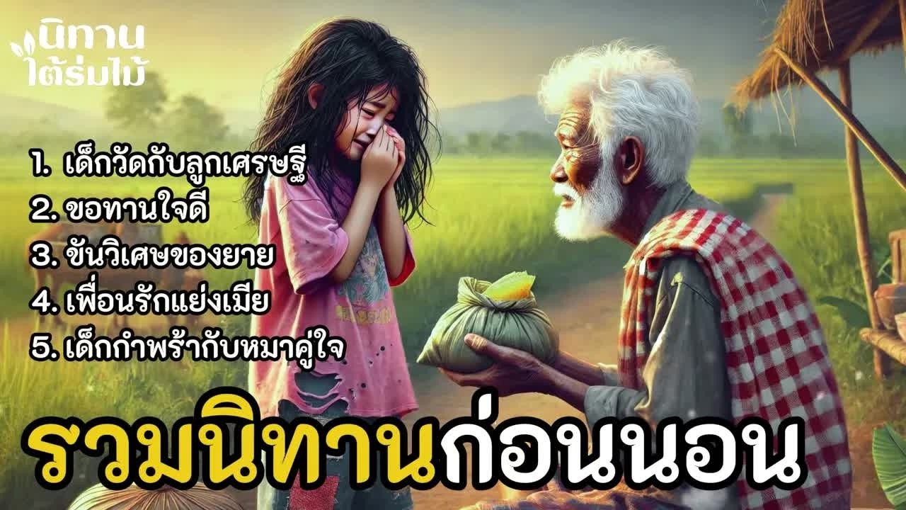 รวมนิทานก่อนนอน ฟังยาวๆ ｜ EP.70 #นิทานพื้นบ้าน  #นิทานสอนใจ #นิทานชาวบ้าน #เรื่องเล่าชาวบ้าน