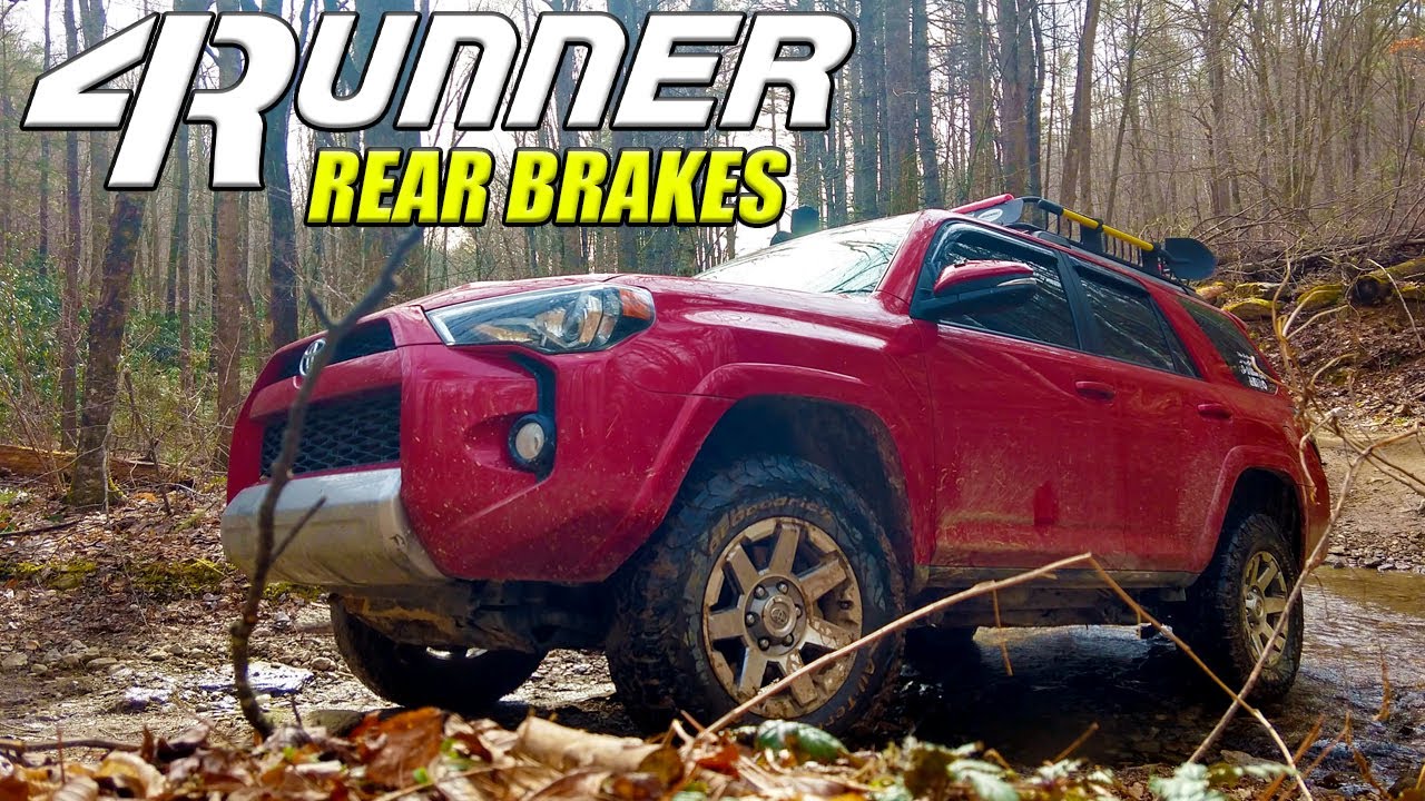 Как заменить задние тормозные колодки — Toyota 4Runner