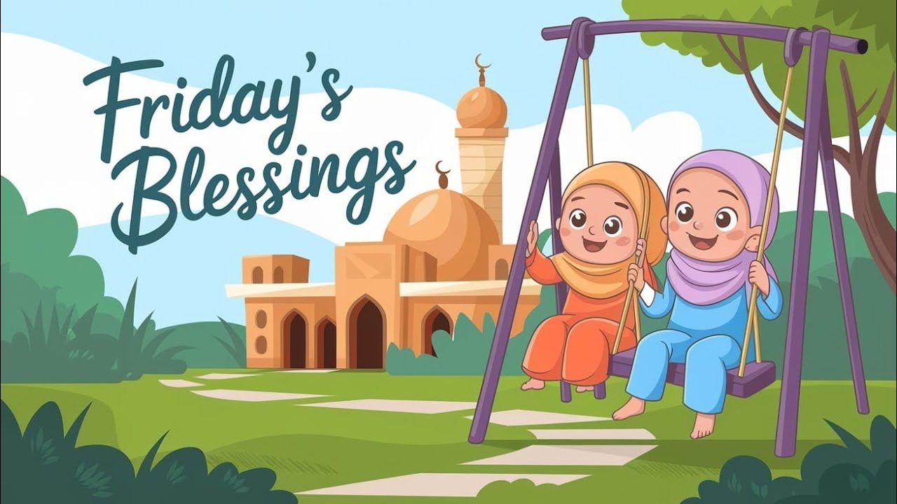 Jummah Mubarak poem | Friday's blessings kids ISLAMIC rhymes| Muslim kids song happy Friday