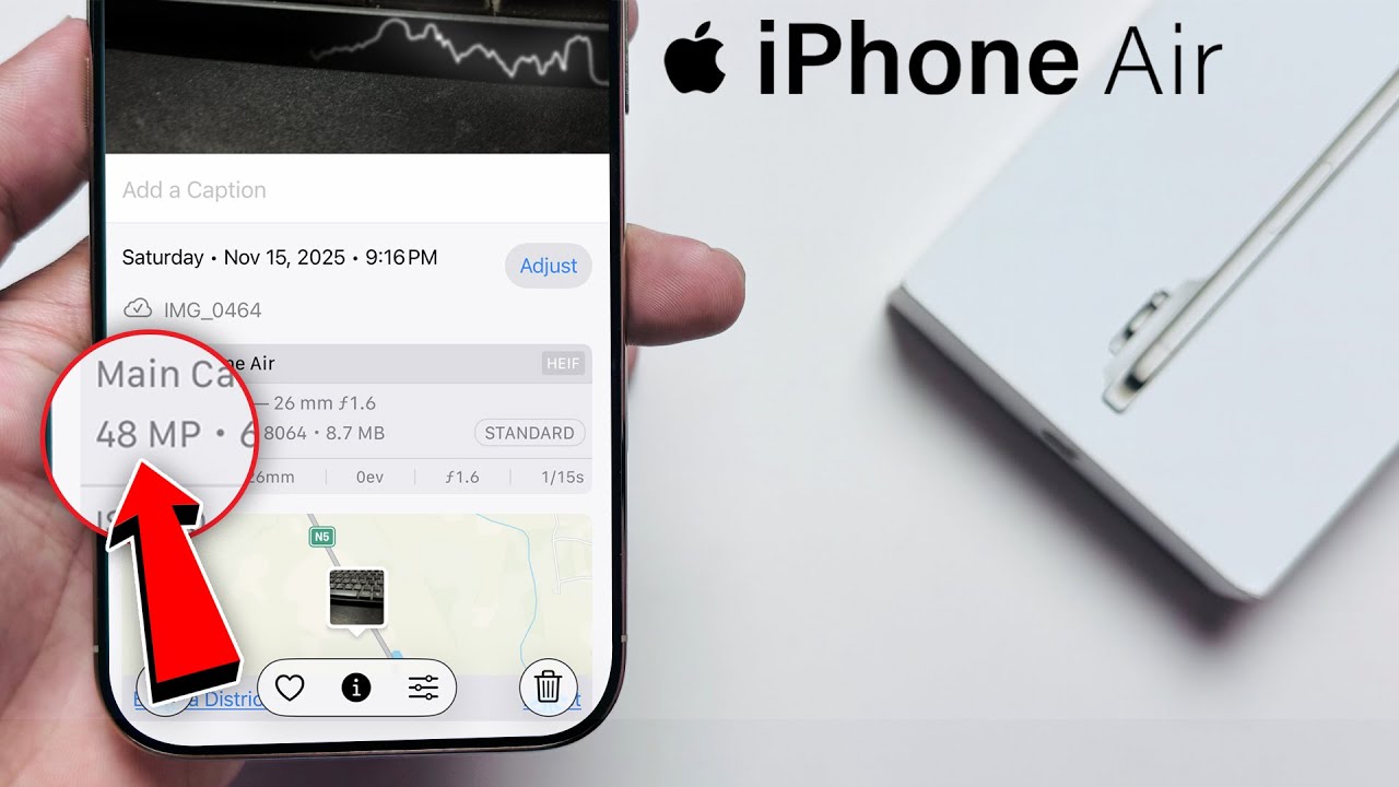 How to Take 48MP Photos in iPhone Air!