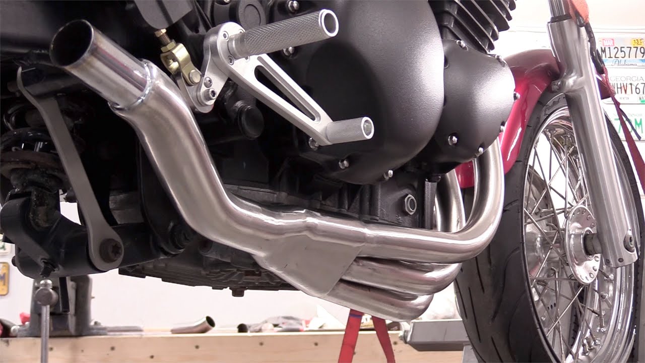 Triumph TT Legend, 3-into-1 Header Pipes (Pt5), DONE !