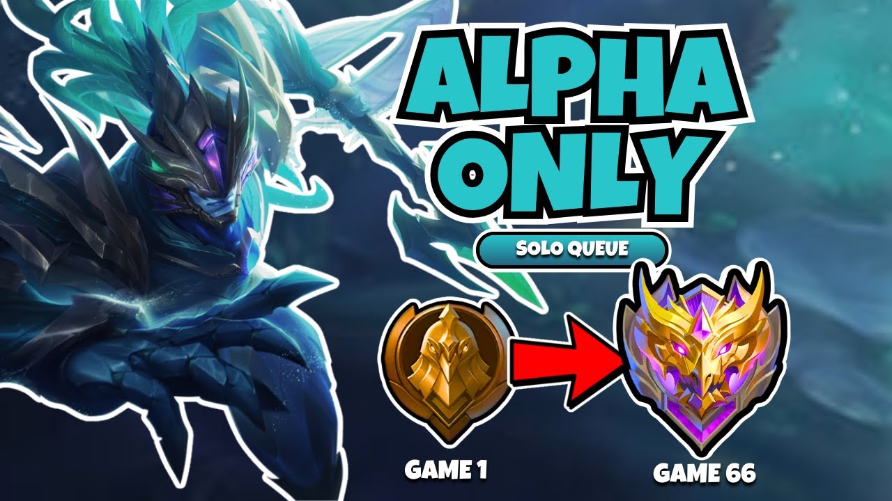 I played ALPHA ONLY from WARRIOR TO MYTHIC