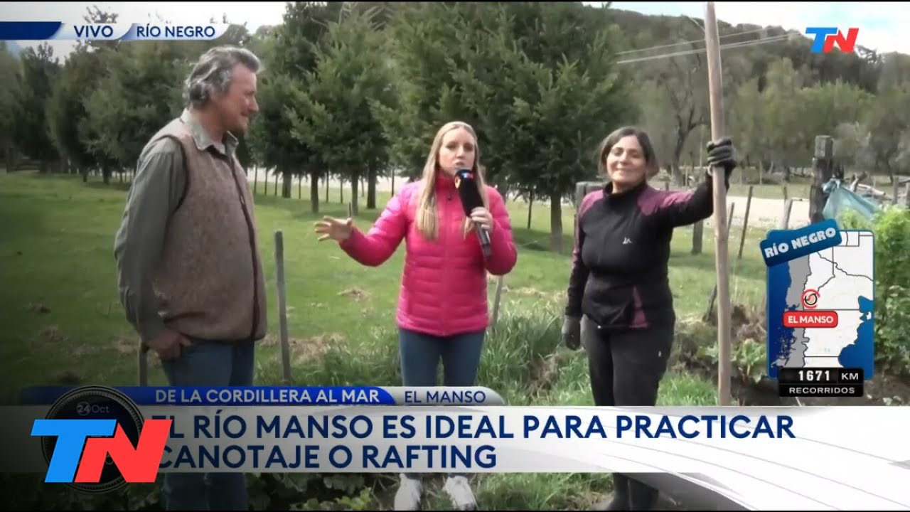 RÍO NEGRO I  EL MANSO: TN en el paraíso de la Patagonia