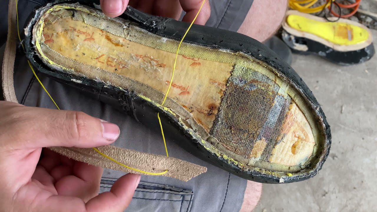 Storm Welt Stitching Complete on Doc Martens Sole | Boot Repair Update
