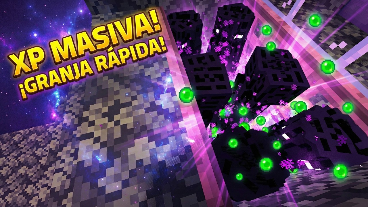 Esta Granja de Enderman está ROTA: XP Masiva y Perlas (Muy Fácil de Hacer)