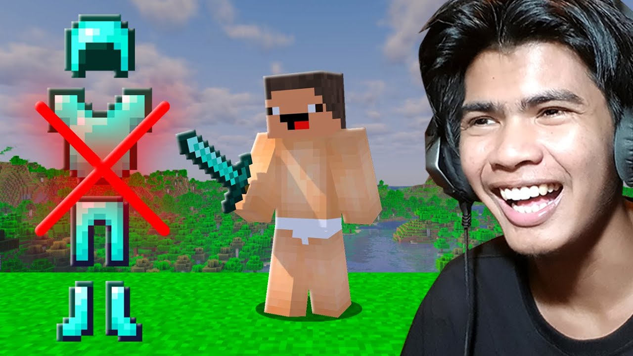 ខ្ញុំលេង Minecraft ដោយមិនពាក់អាវក្រោះ