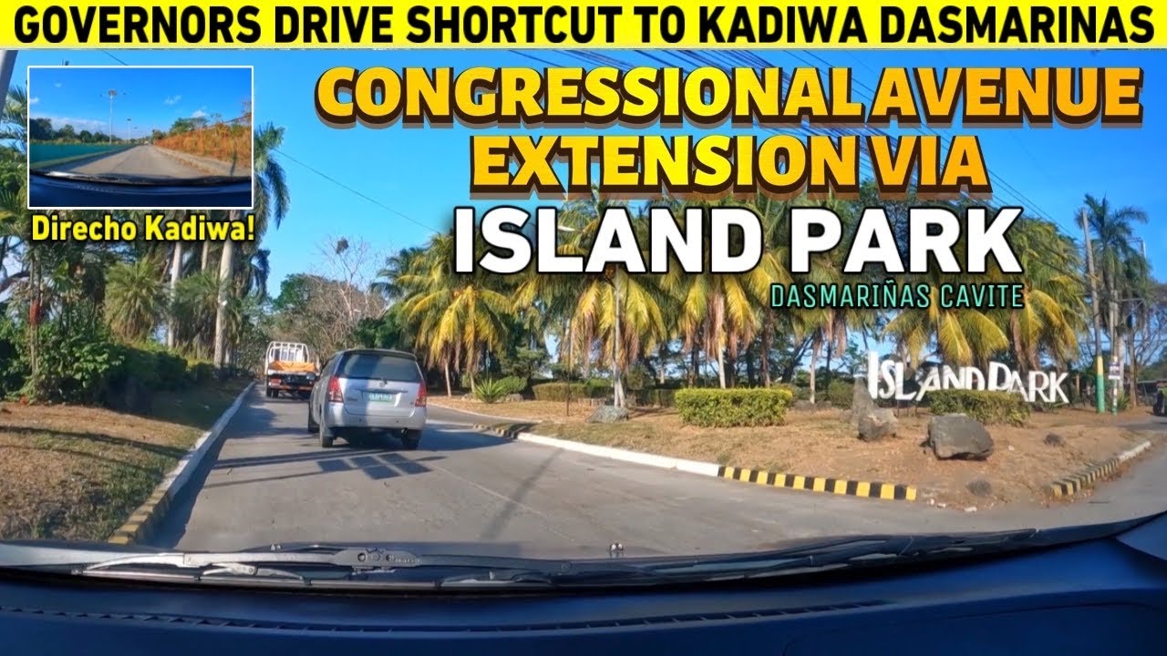WOW SHORTCUT ITO ! ISLAND PARK TO KADIWA PARK via CONGRESSIONAL AVENUE EXTENSION from GOV. DRIVE