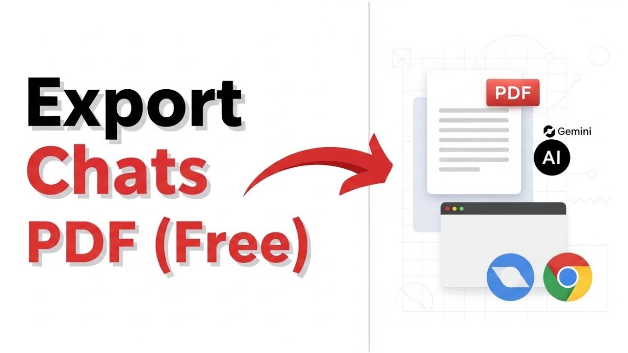 How to Export Gemini AI Chats as PDF with These Free Chrome Extensions