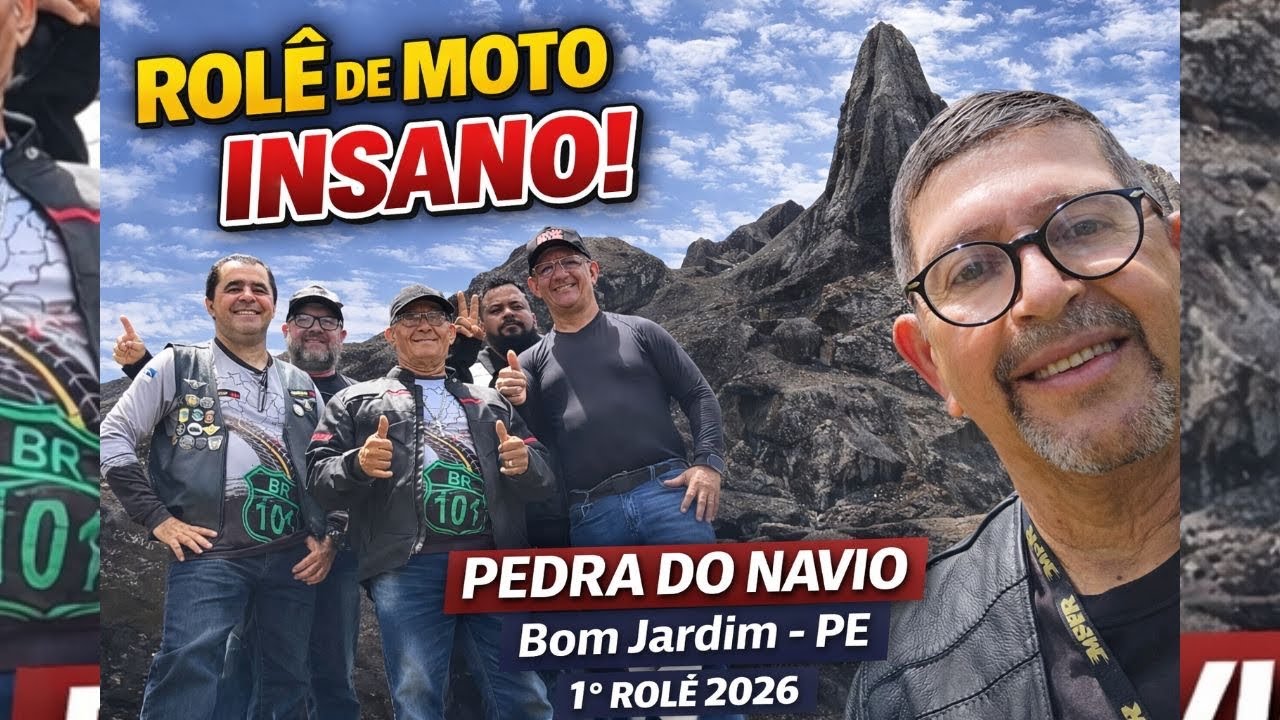 ROLÊ DE MOTO INSANO-PEDRA DO NAVIO