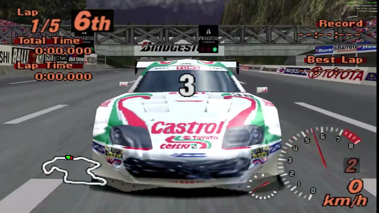 Easy Drive Castrol Tom's Supra vs World Cup | GT2 A-Spec v1.2 #13 | 60fps DuckStation 2025-04-28
