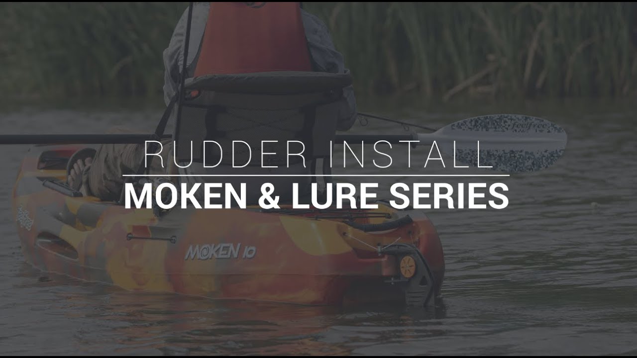 Beaver Tail Rudder Install Moken and Lure Series Kayaks