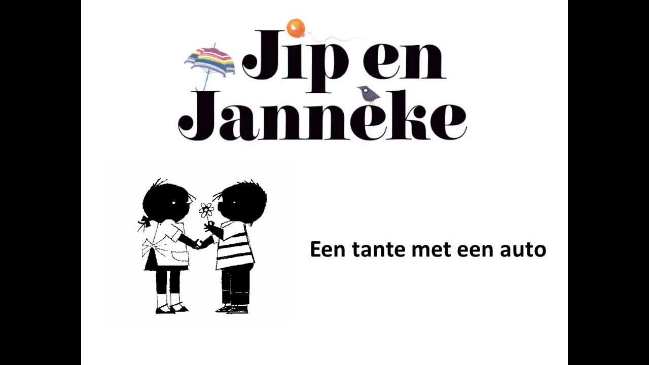 Een tante met een auto - jip en janneke