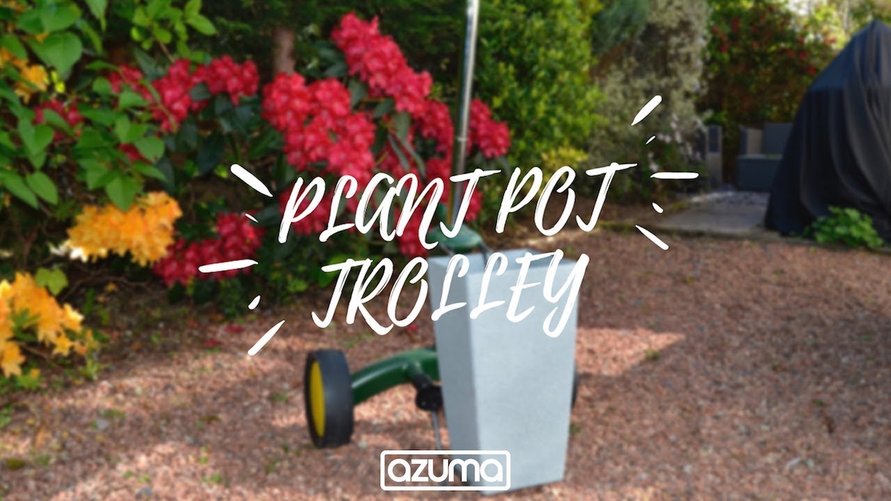 Azuma Garden Plant Pot Trolley Mover for Heavy & Large Plants!
