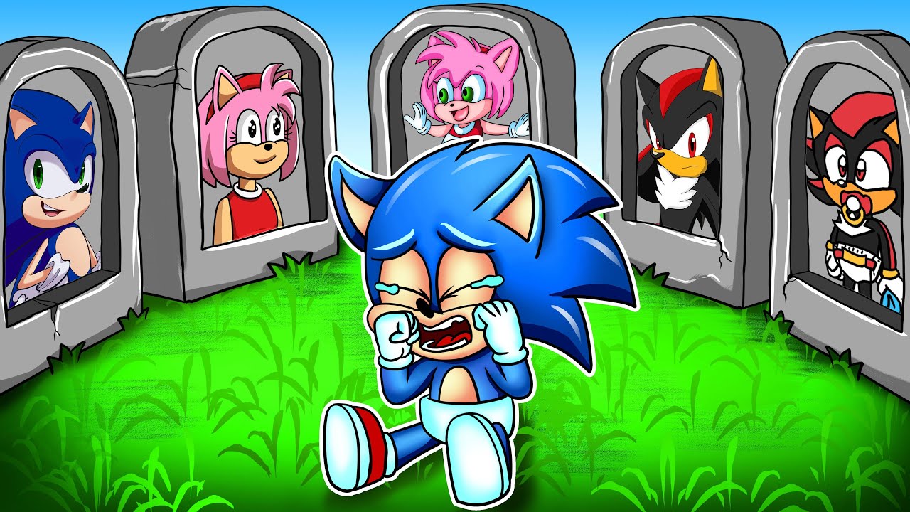 R.I.P All - Baby Sonic Say Goodbye! - Very Sad Story - Sonic the Hedgehog 2 Animation | Crew Paz