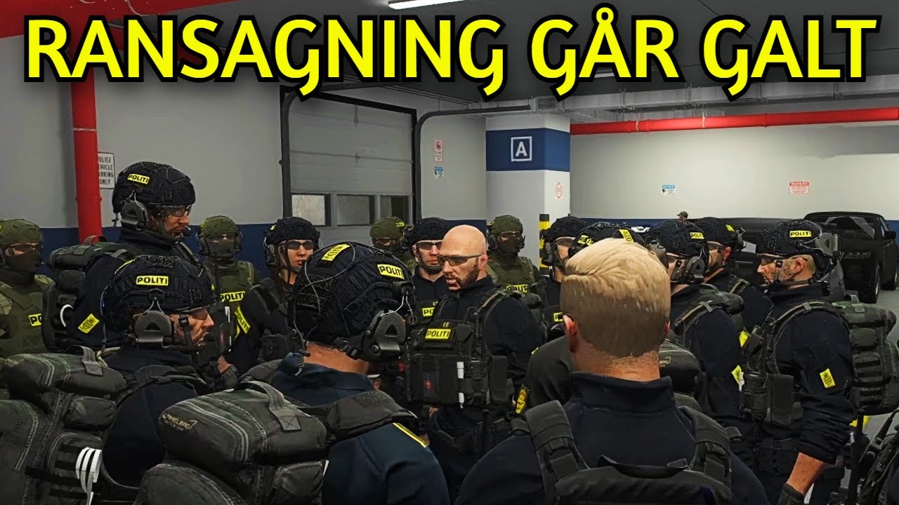 RANSAGNING GÅR GALT? SKYDERI 😱 - DANSK GTA 5 RP