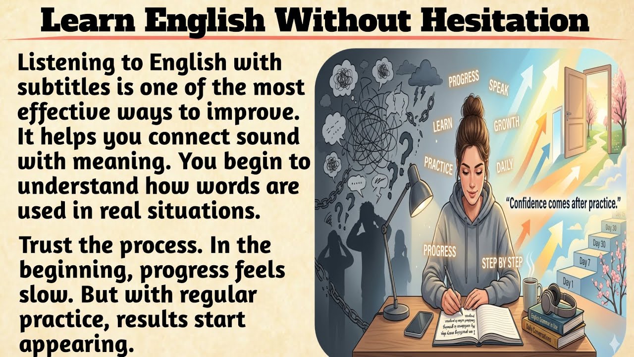 Learn English Without Hesitation | learn English|Improve your English Fluency #vocab #englishmastery