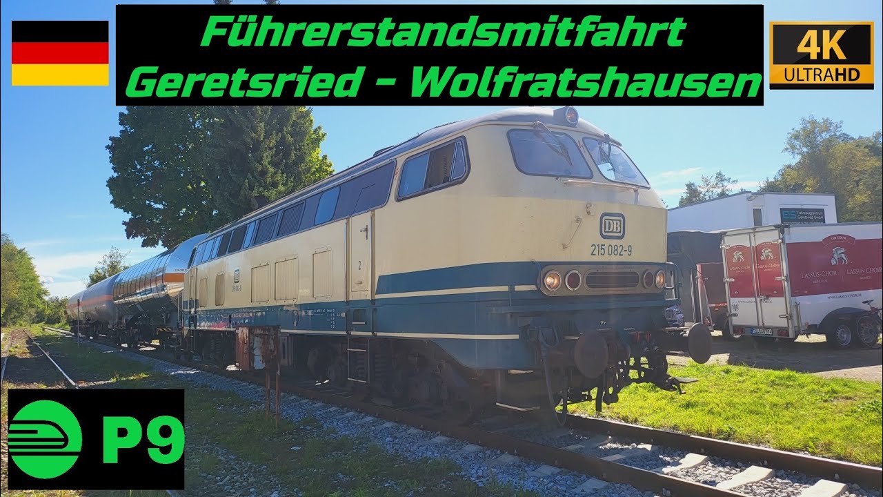Führerstandsmitfahrt Geretsried - Wolfratshausen mit 215 082