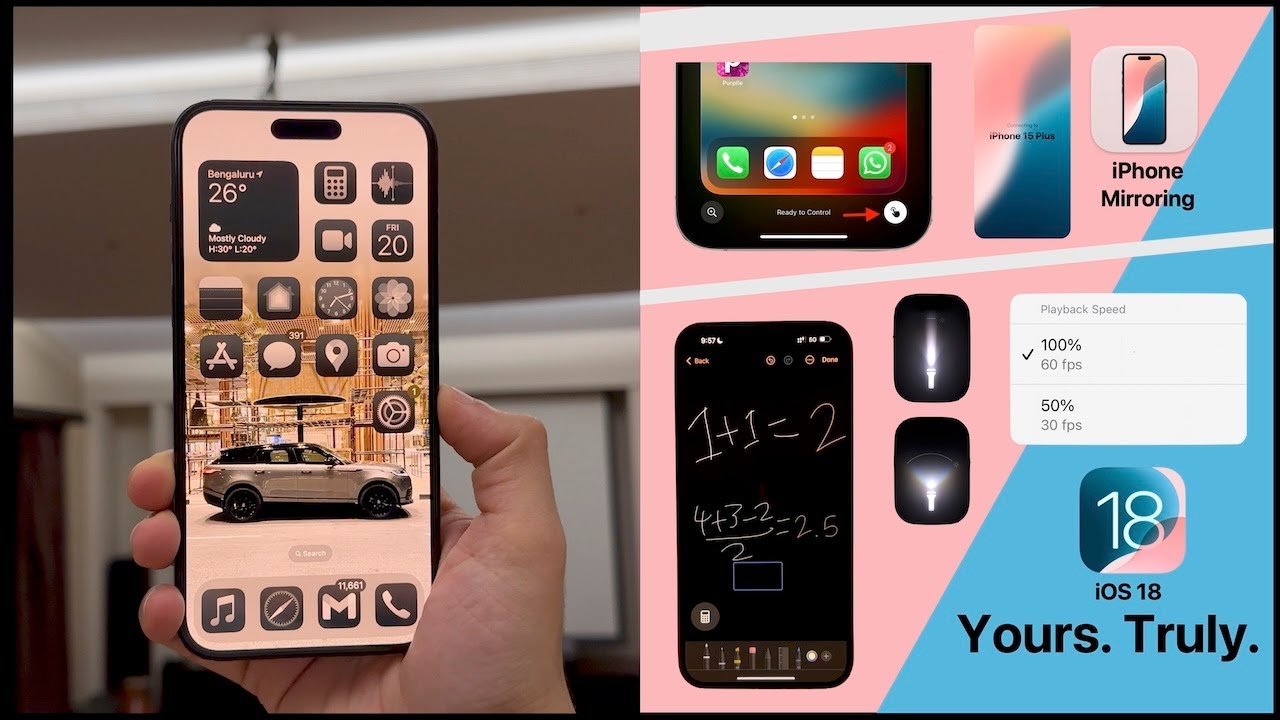 iOS 18 Best Features✨Tips and Tricks!