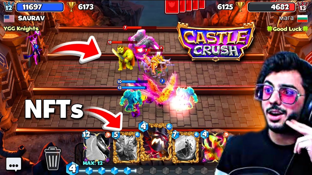 Castle Crush | Play with NFTs Founder & Ascended Legendary NFT Card For Champion League!