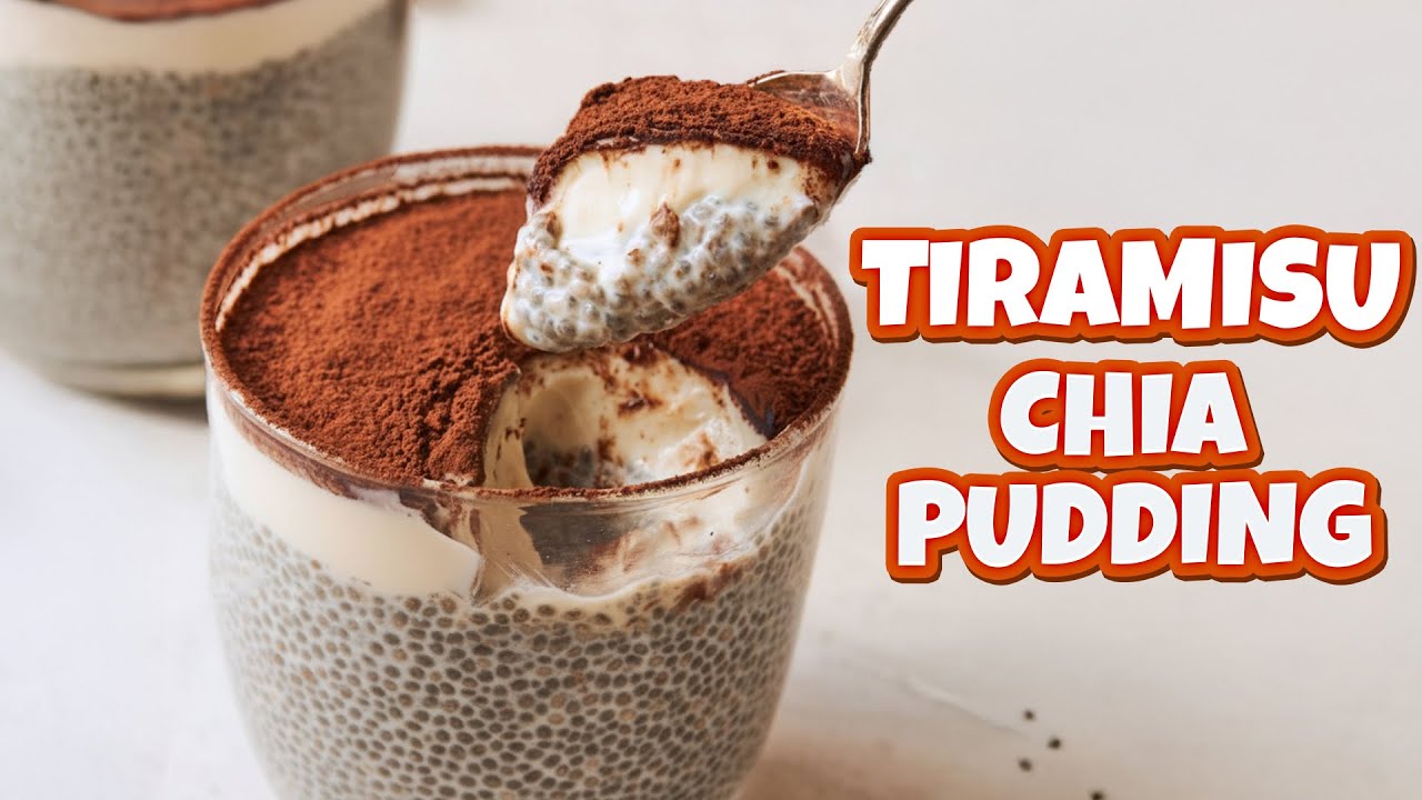 VIRAL Tiramisu Chia Pudding  Low Sugar, High Protein! A MUST TRY!