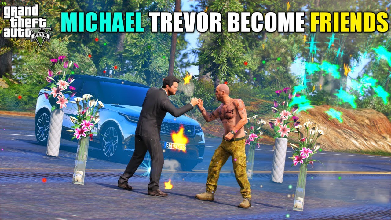 GTA 5 : MICHAEL & TREVOR BECOME FRIENDS || BB GAMING