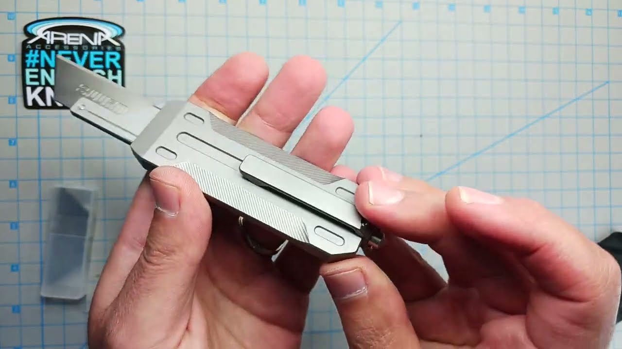 RIPPER Razor Titanium EDC Box Cutter Pocket Knife Preview